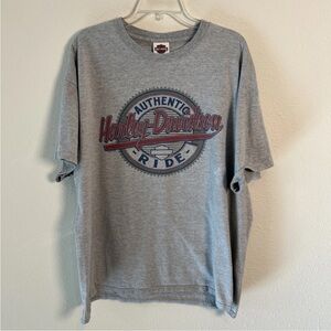 Harley-Davidson Low Country Gray T-Shirt Men’s 2XL Charleston South Carolina Y2K